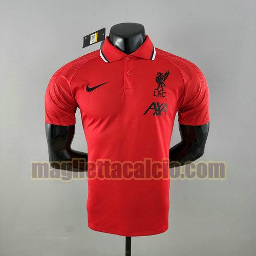 maglia polo rosso liverpool uomo 2022-2023