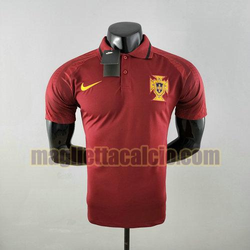 maglia polo rosso portogallo uomo 2022-2023