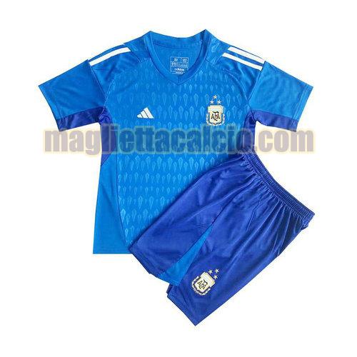 maglia portiere argentina bambino blu 2023-2024