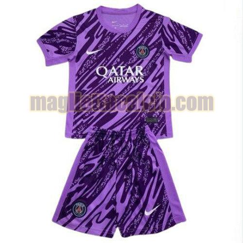maglia portiere paris saint germain bambino viola 2024-2025