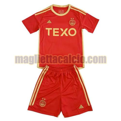 maglia prima aberdeen fc bambino 2023-2024