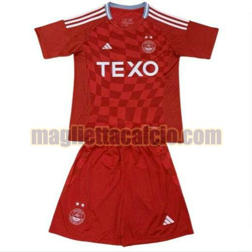 maglia prima aberdeen fc bambino 2024-2025