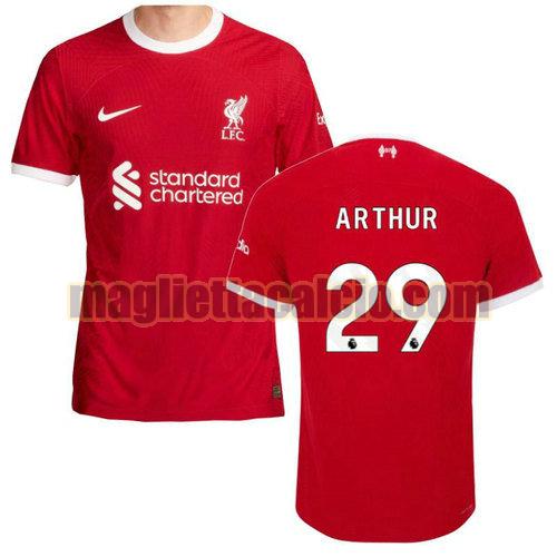 maglia prima arthur 29 liverpool uomo 2023-2024