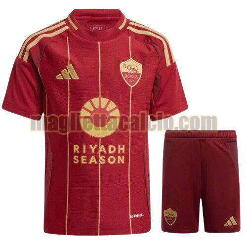 maglia prima as roma bambino 2024-2025