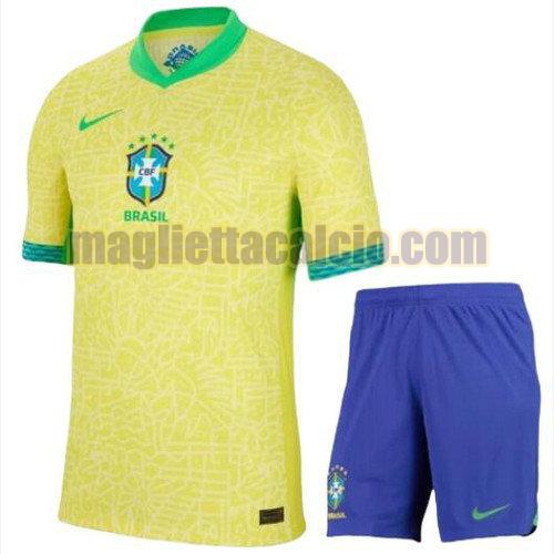 maglia prima brasile bambino 2024
