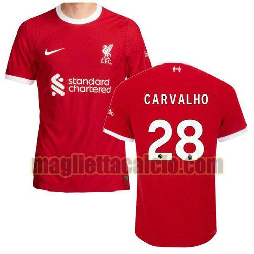 maglia prima carvalho 28 liverpool uomo 2023-2024