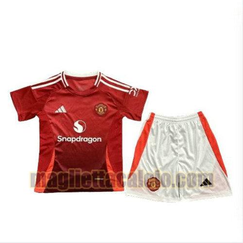 maglia prima manchester united bambino 2024-2025
