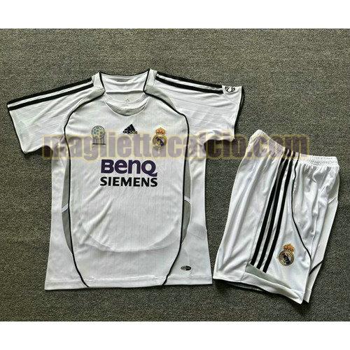 maglia prima real madrid bambino 2006 2007