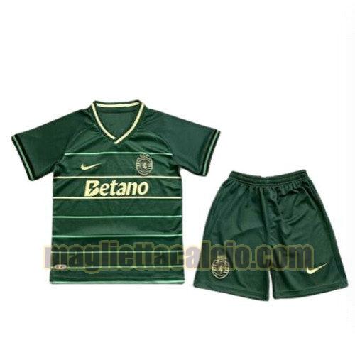 maglia prima sporting cristal bambino verde 2024-2025