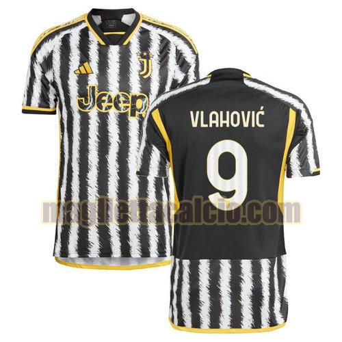 maglia prima vlahovic 9 juventus uomo 2023-2024