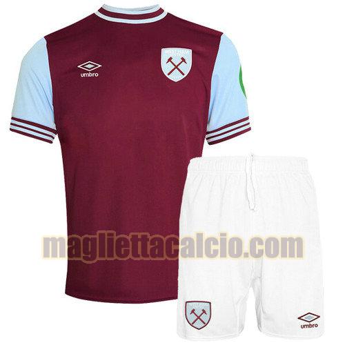 maglia prima west ham united bambino 2024-2025