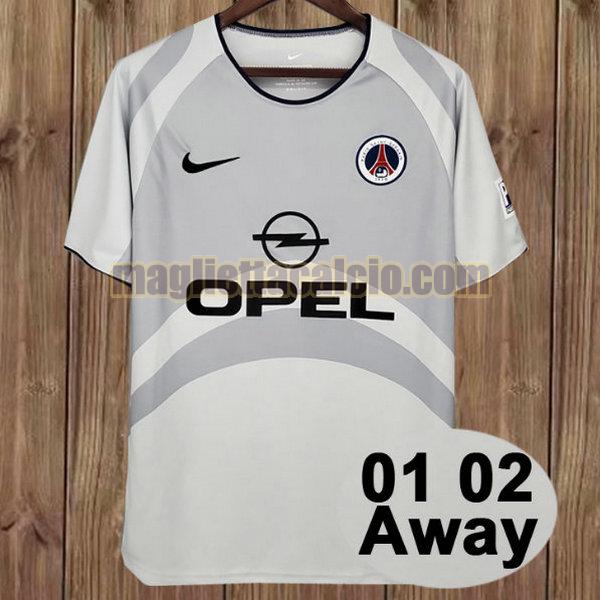 maglia psg grigio seconda 2001-2002