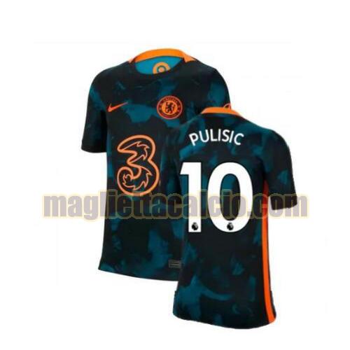 maglia pulisic 10 chelsea uomo terza 2021-2022