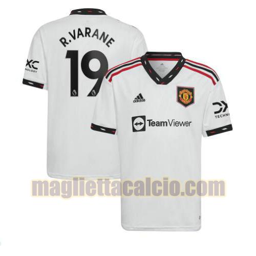 maglia r. varane 19 manchester united uomo seconda 2022-2023