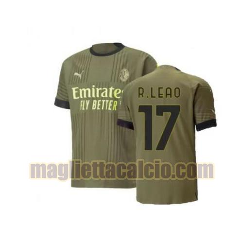 maglia r.leao 17 ac milan uomo terza 2022-2023