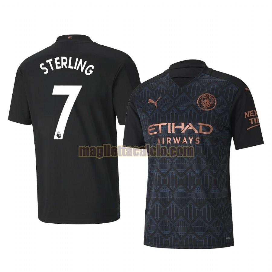 maglia raheem sterling 7 manchester city uomo seconda 2020-2021