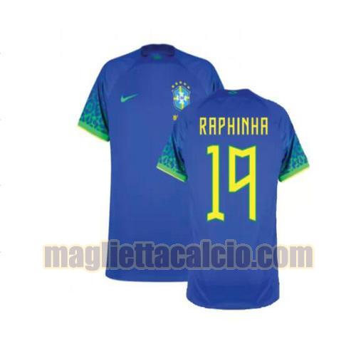 maglia raphinha 19 brasile uomo seconda 2022