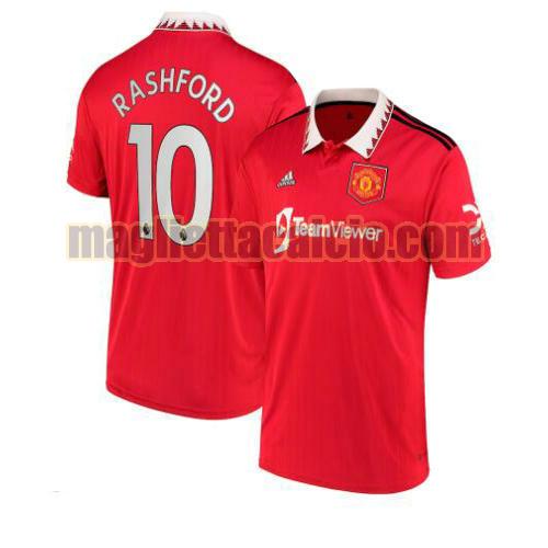 maglia rashford 10 manchester united uomo prima 2022-2023