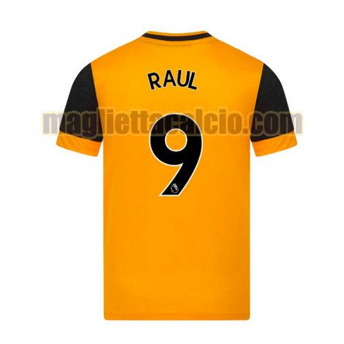 maglia raul 9 wolverhampton uomo prima 2020-2021