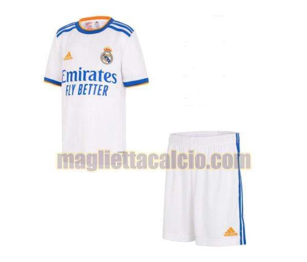 maglia real madrid bambino prima 2021-2022