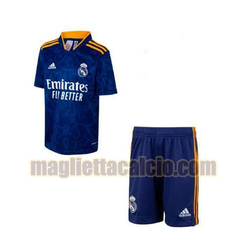maglia real madrid bambino seconda 2021-22