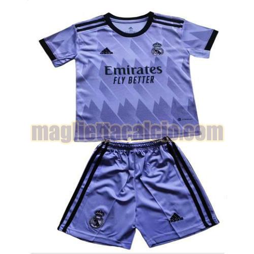 maglia real madrid bambino seconda 2022-2023