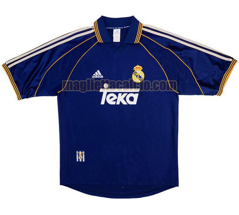 maglia real madrid blu seconda 1998-1999