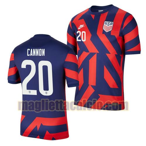 maglia reggie cannon 20 stati uniti uomo seconda 2021-2022
