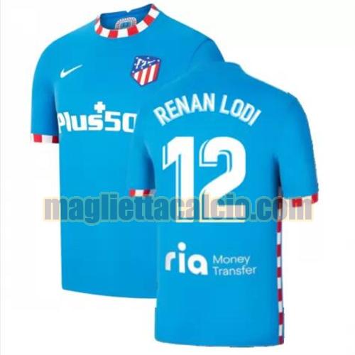 maglia renan lodi 12 atletico madrid uomo terza 2021-2022