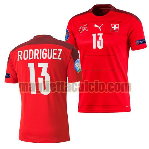maglia ricardo rodriguez 13 svizzera uomo prima 2021-2022