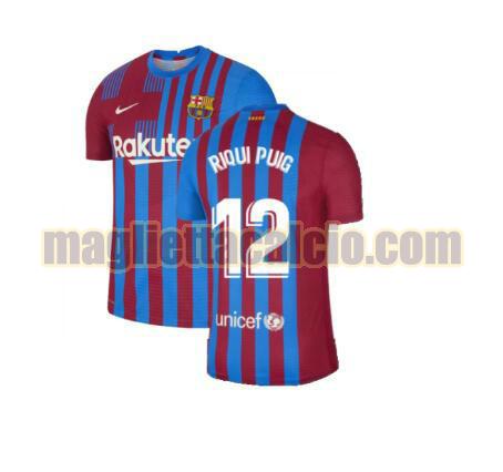 maglia riqui puig 12 barcellona uomo prima 2021-2022
