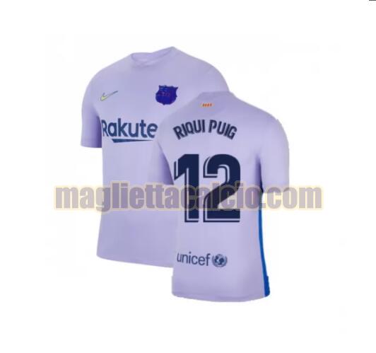 maglia riqui puig 12 barcellona uomo seconda 2021-2022