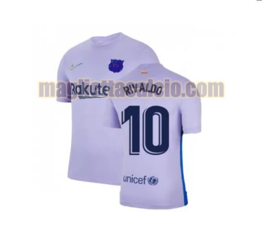 maglia rivaldo 10 barcellona uomo seconda 2021-2022