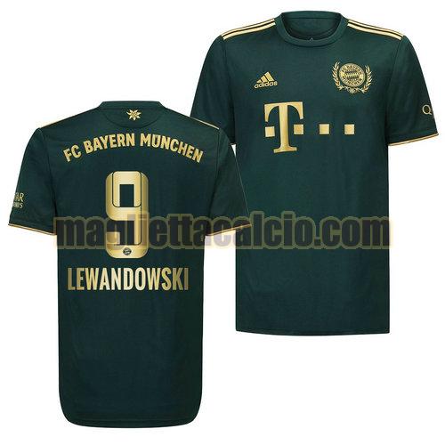 maglia robert lewandowski 9 bayern monaco uomo 4th 2021-2022