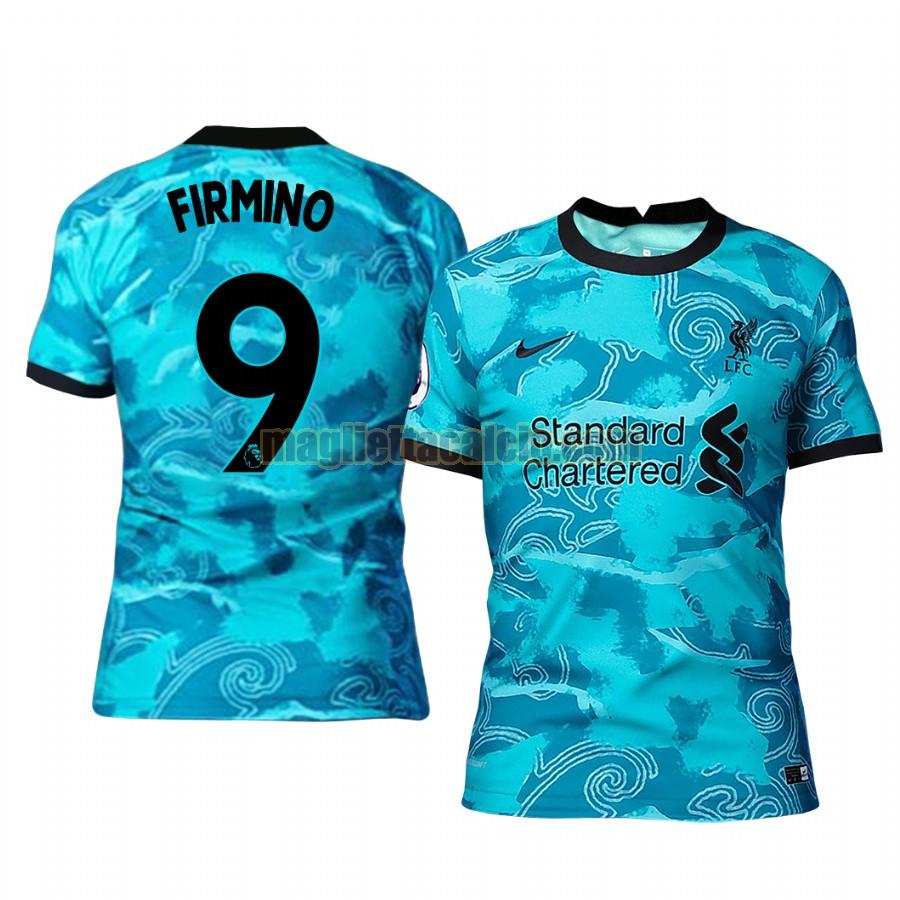 maglia roberto firmino 9 liverpool uomo seconda 2020-2021
