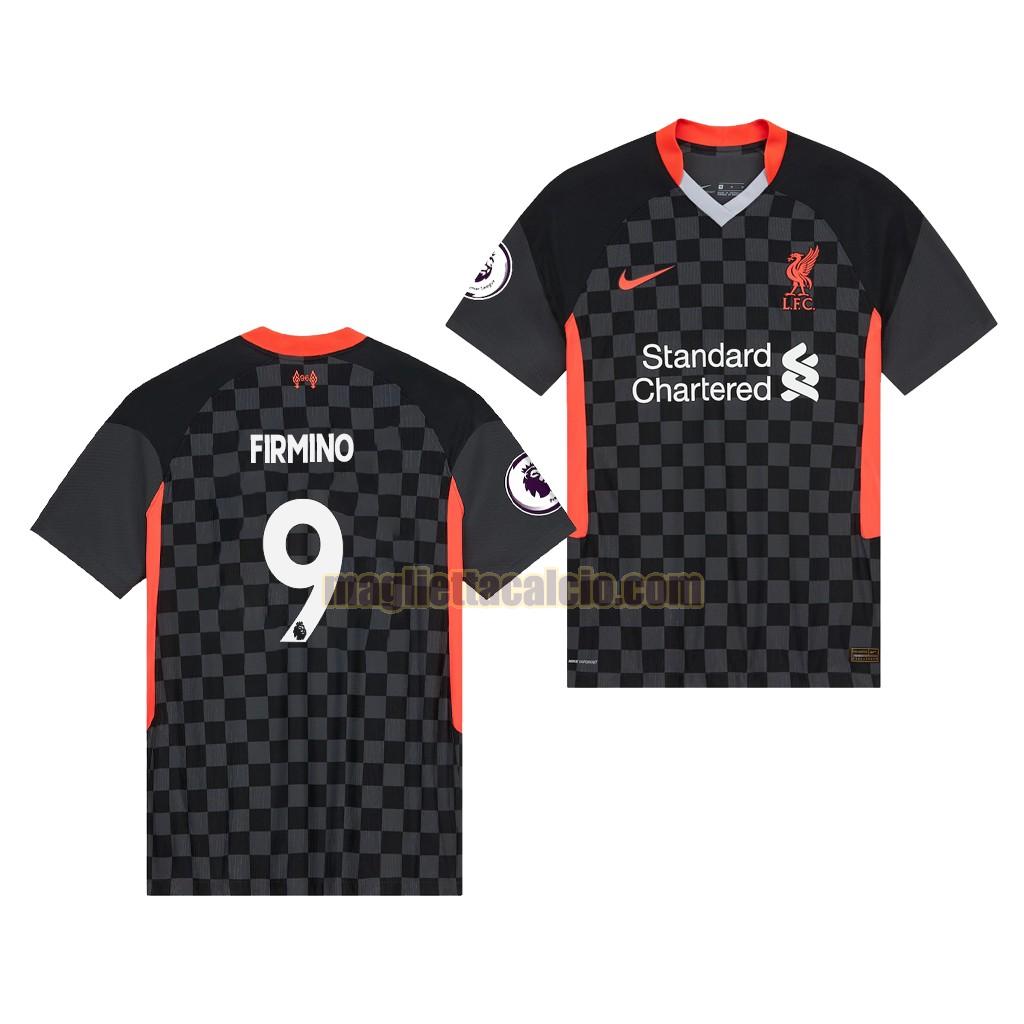 maglia roberto firmino 9 liverpool uomo terza 2020-2021