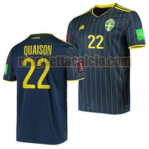 maglia robin quaison 22 svezia uomo seconda 2022