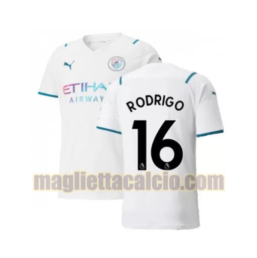 maglia rodrigo 16 manchester city uomo seconda 2021-2022