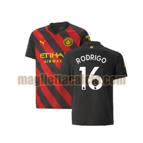 maglia rodrigo 16 manchester city uomo seconda 2022-2023