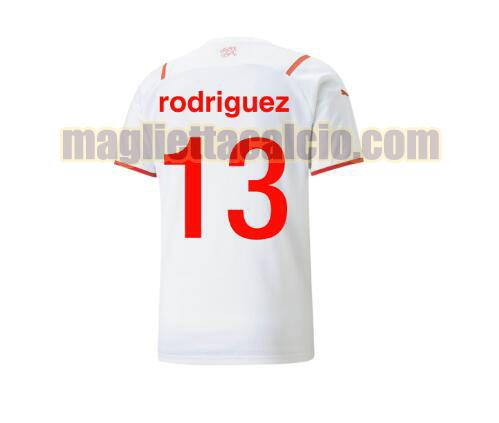 maglia rodriguez 13 svizzera uomo seconda 2021-2022
