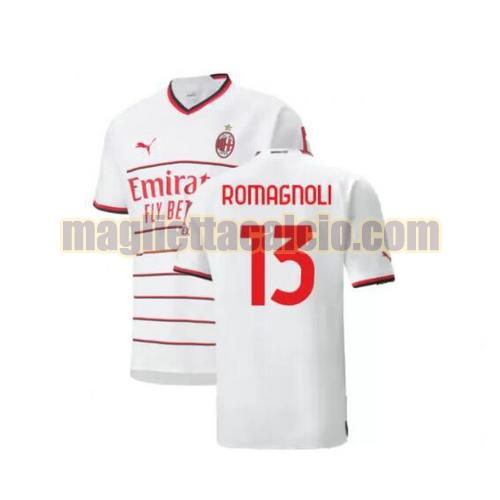 maglia romagnoli 13 ac milan uomo seconda 2022-2023