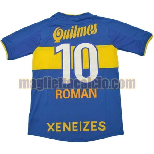 maglia roman 10 boca juniors uomo prima divisa 2000