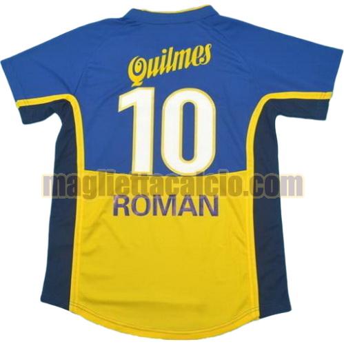maglia roman 10 boca juniors uomo prima divisa 2001