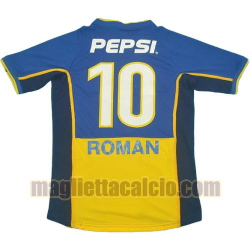 maglia roman 10 boca juniors uomo prima divisa 2002