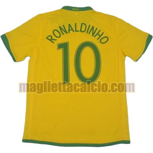 maglia ronaldinho 10 brasile uomo prima divisa coppa del mondo 2006