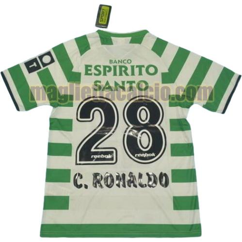 maglia ronaldo 28 sporting lisbona uomo prima divisa 2002-2003