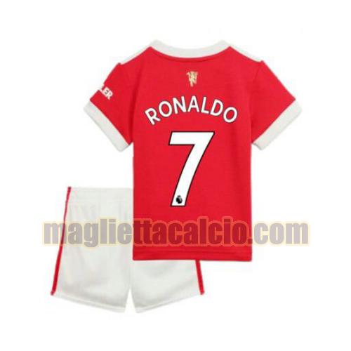 maglia ronaldo 7 manchester united bambino primera 2021-2022