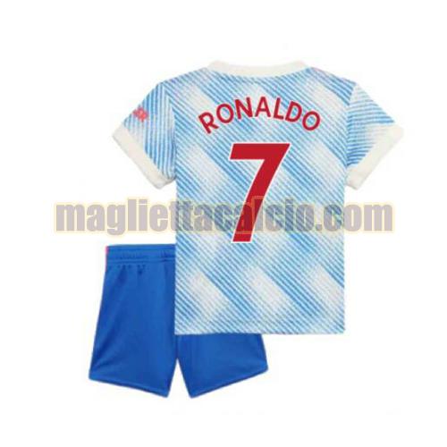 maglia ronaldo 7 manchester united bambino segunda 2021-2022