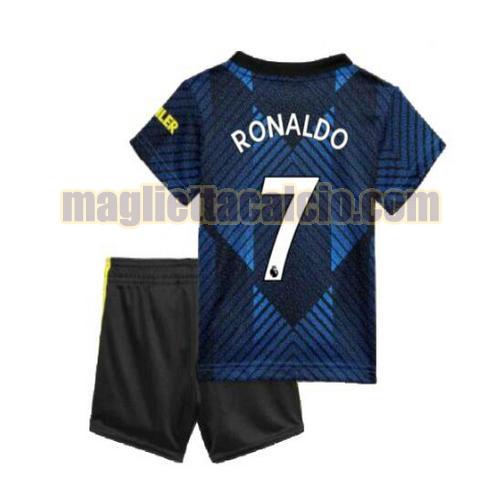 maglia ronaldo 7 manchester united bambino tercera 2021-2022