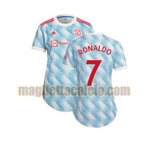 maglia ronaldo 7 manchester united donna segunda 2021-2022